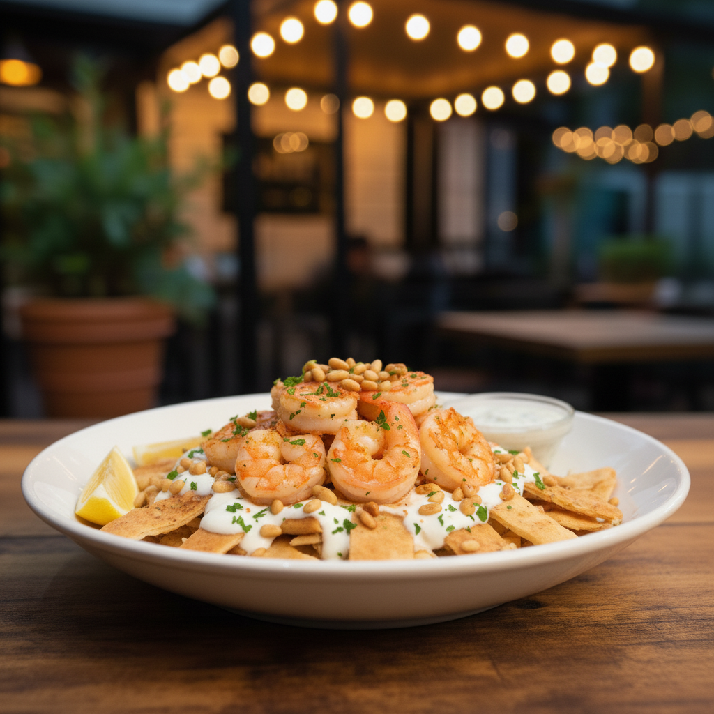 Shrimp fatteh
