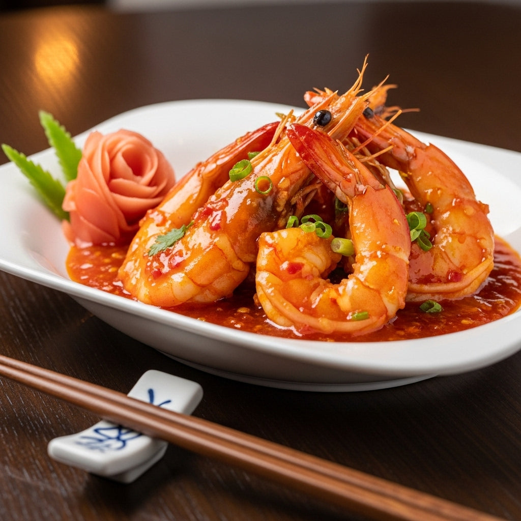 Prawns in Sweet Chilli Sauce