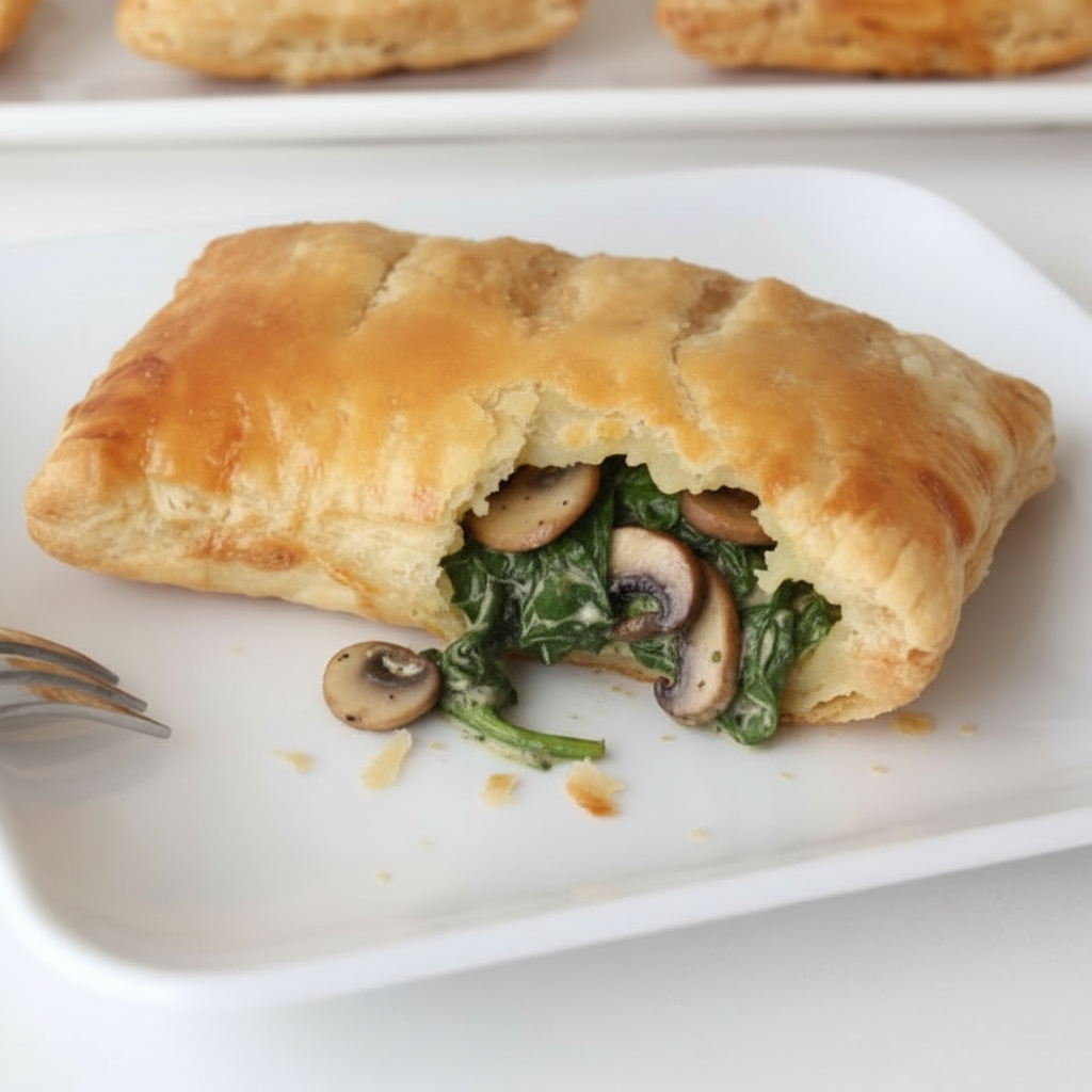 Mushroom & Spinach Puff