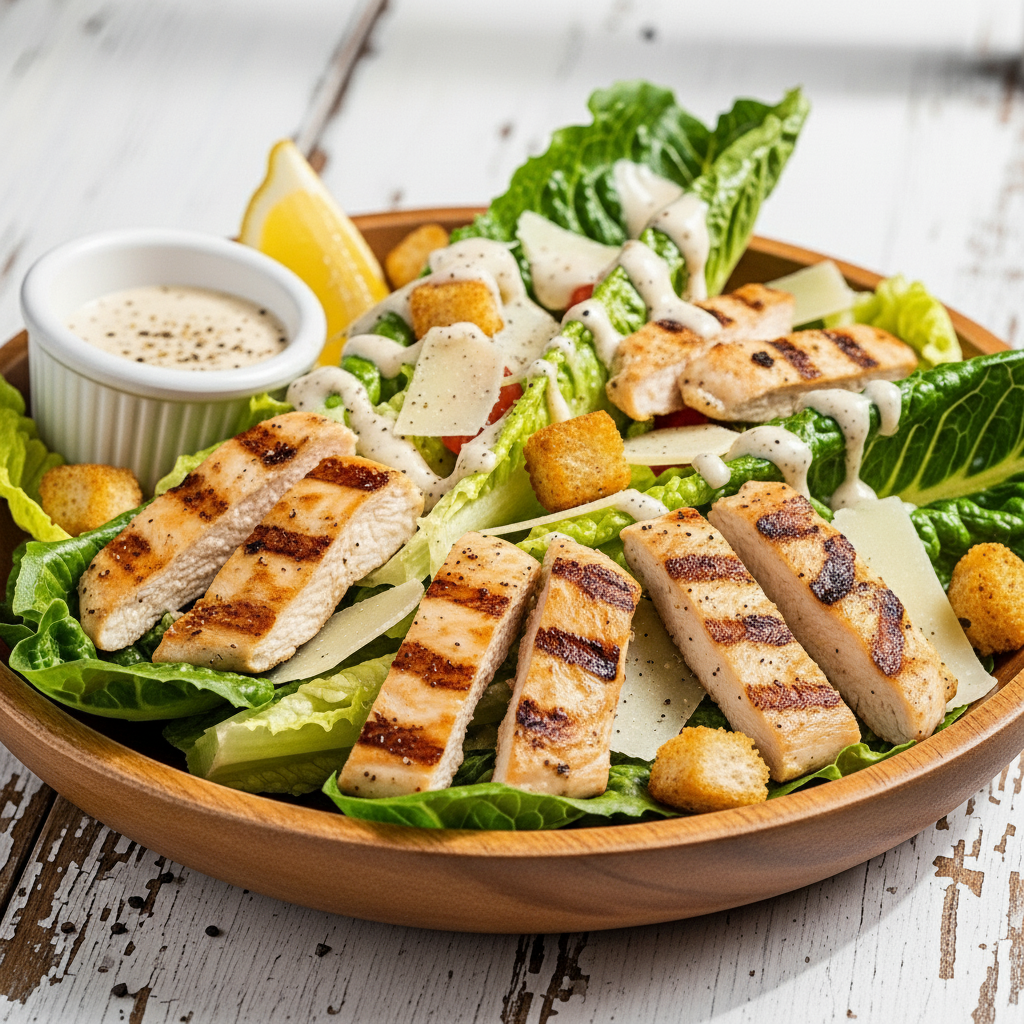 Chicken Caesar salad