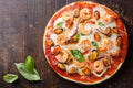 Sea food pizza